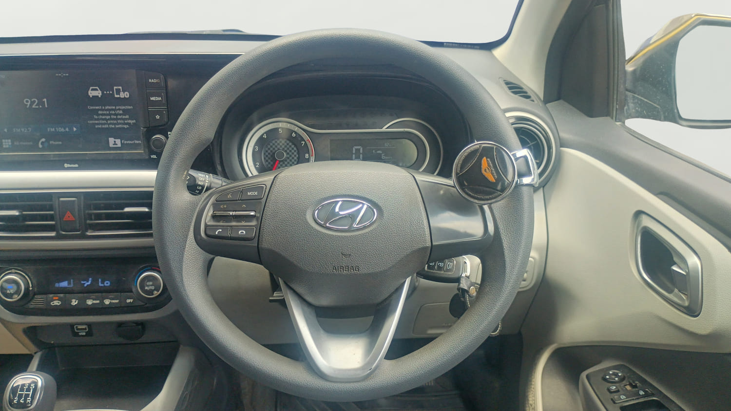 Used 2021 Hyundai Grand i10 Nios Sportz 1.2 Kappa VTVT Petrol Manual interior STEERING VIEW