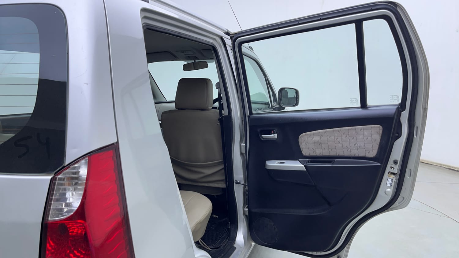 Used 2014 Maruti Suzuki Wagon R VXI Petrol Manual interior RIGHT REAR DOOR OPEN VIEW