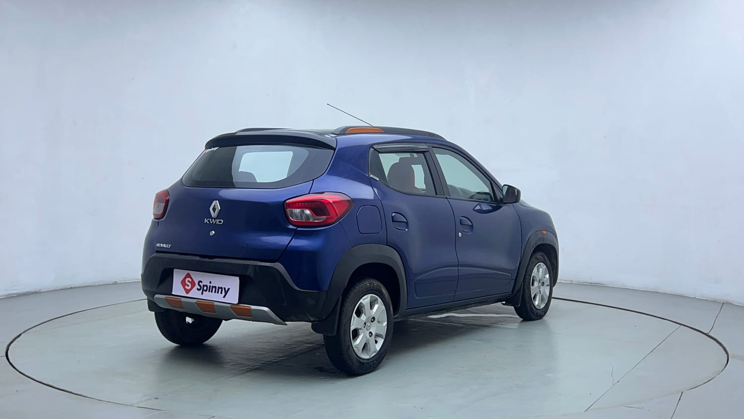Used 2019 Renault Kwid CLIMBER 1.0 AMT Petrol Automatic exterior RIGHT REAR CORNER VIEW