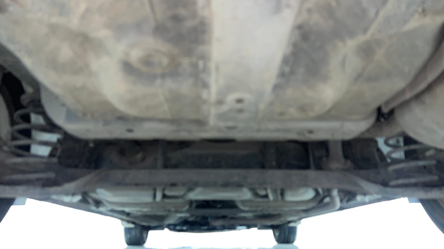 Used 2015 Honda City VX CVT Petrol Automatic extra REAR UNDERBODY VIEW (TAKEN FROM REAR)
