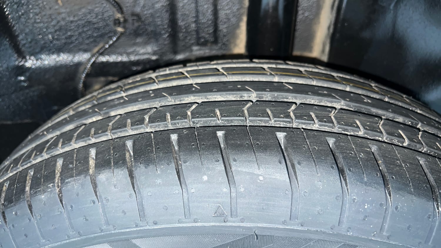 Used 2022 Tata Punch Adventure MT Petrol Manual tyres LEFT REAR TYRE TREAD VIEW