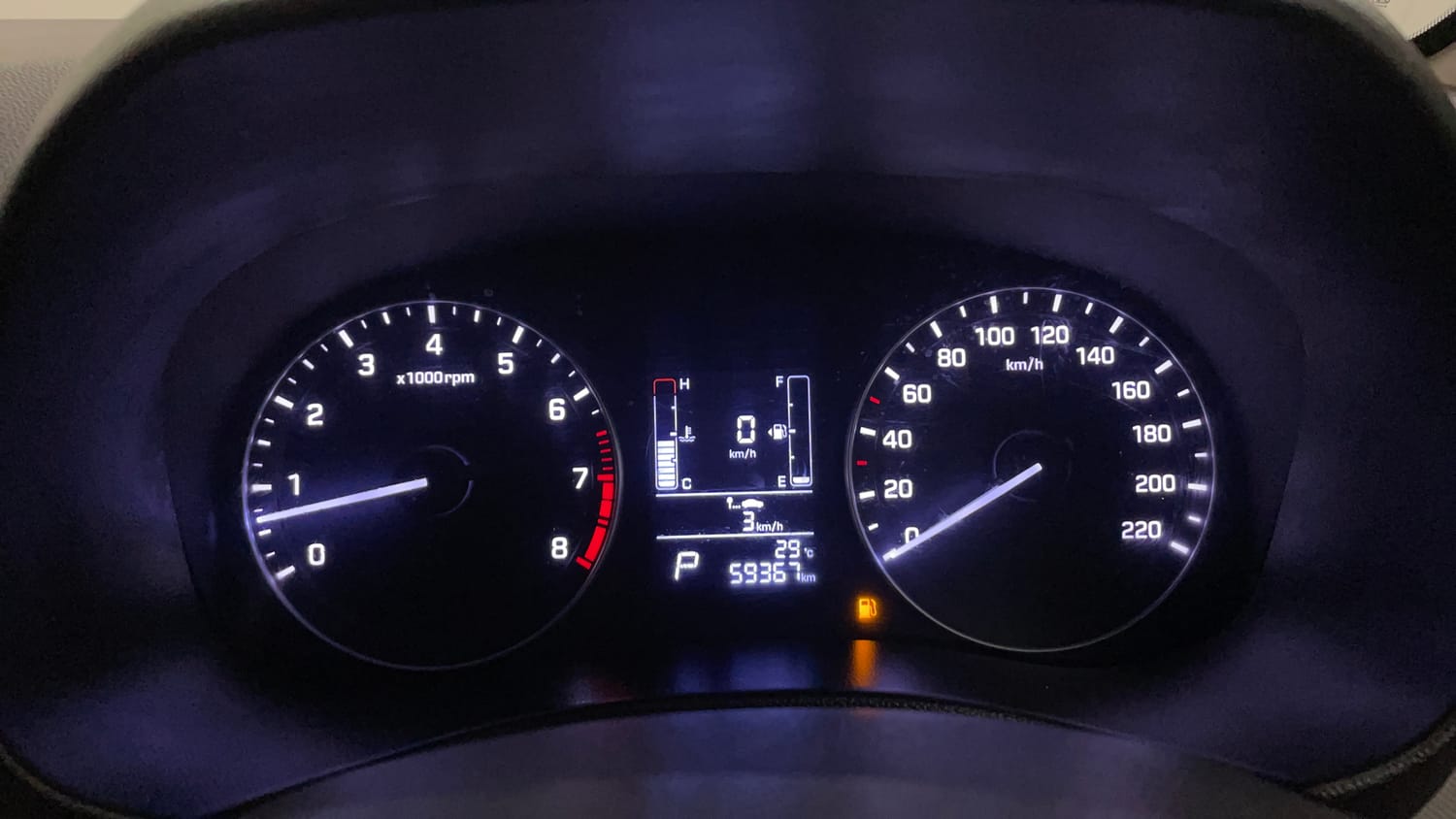 Used 2017 Hyundai Creta 1.6 SX Plus AT Petrol Petrol Automatic interior CLUSTERMETER VIEW