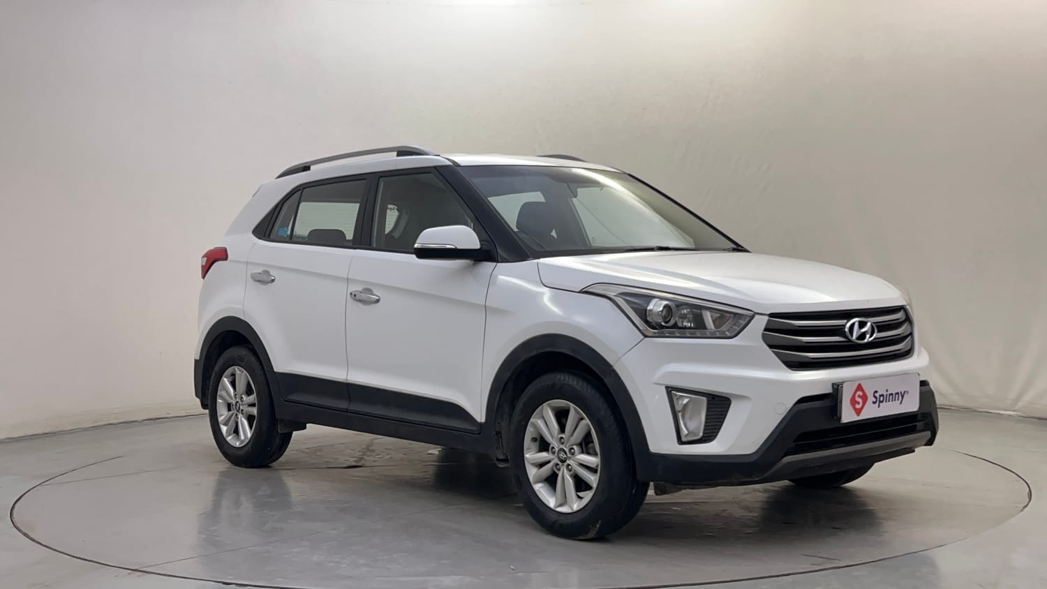 Used 2016 Hyundai Creta 1.6 SX Plus Petrol Petrol Manual exterior RIGHT FRONT CORNER VIEW