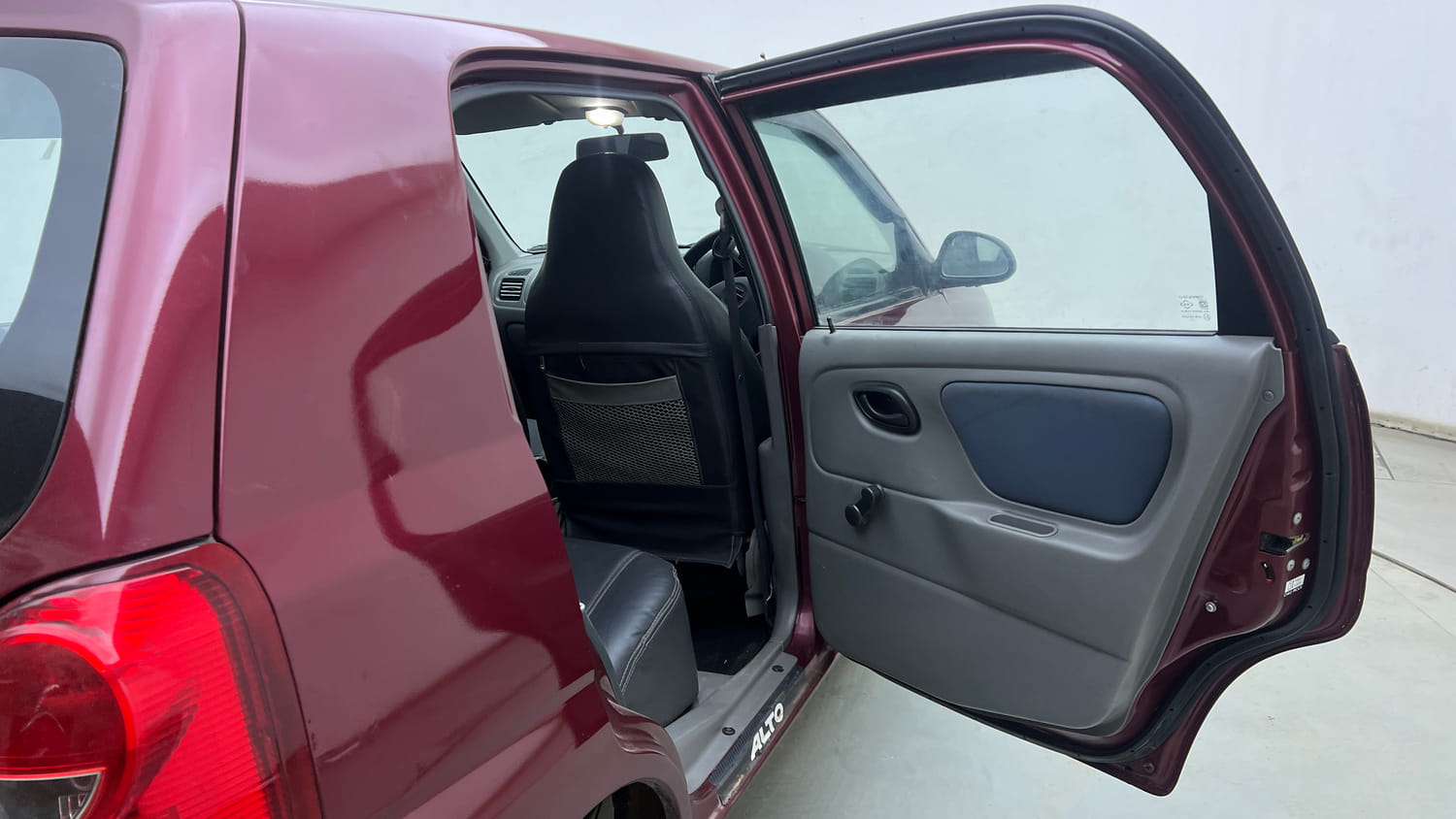 Used 2012 Maruti Suzuki Alto K10 VXi Petrol Manual interior RIGHT REAR DOOR OPEN VIEW