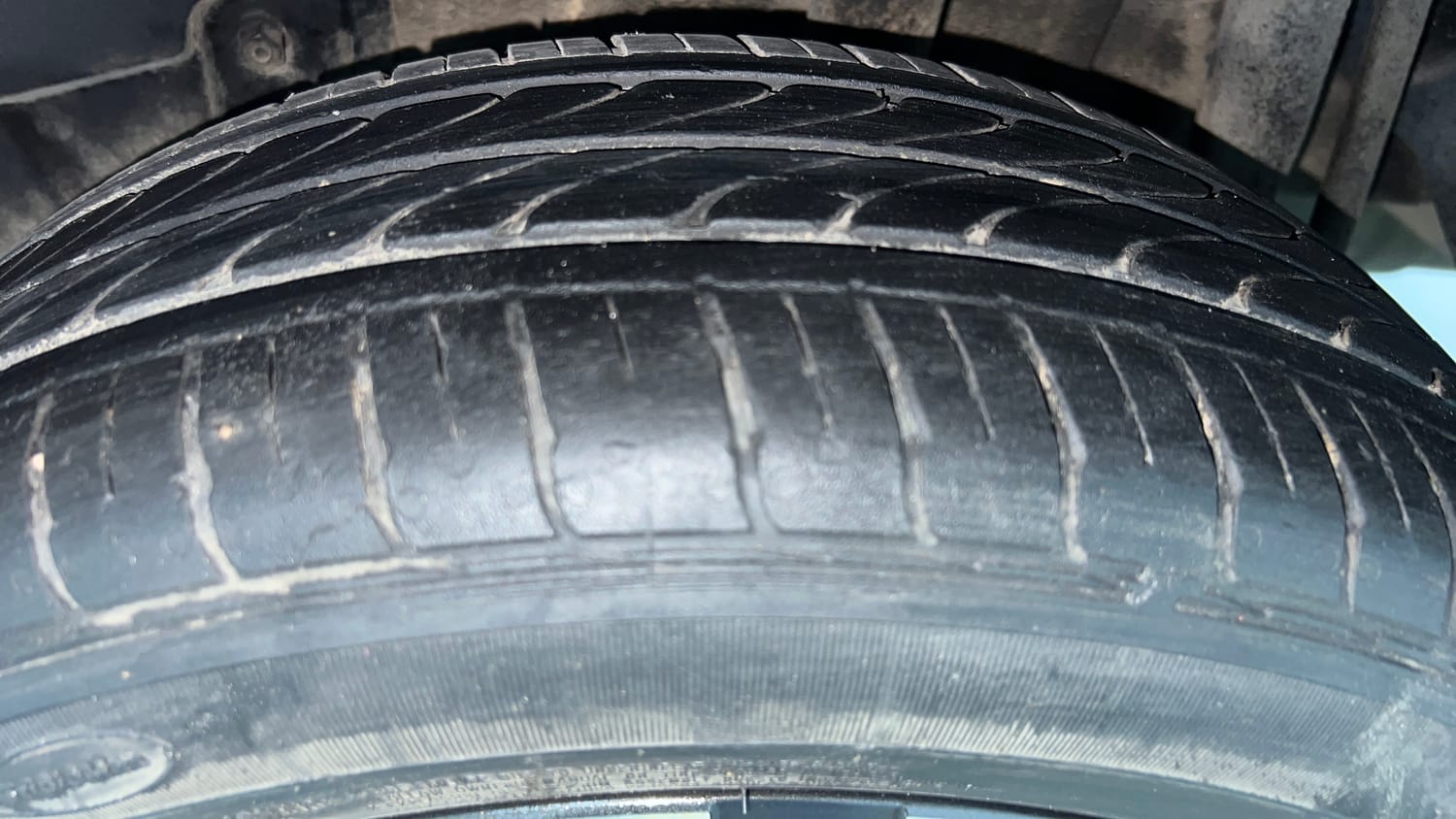Used 2021 Tata Tigor XZ Plus Petrol Manual tyres LEFT REAR TYRE TREAD VIEW