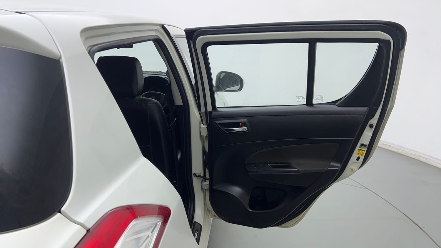 Used 2015 Maruti Suzuki Swift VXi Petrol Manual interior RIGHT REAR DOOR OPEN VIEW