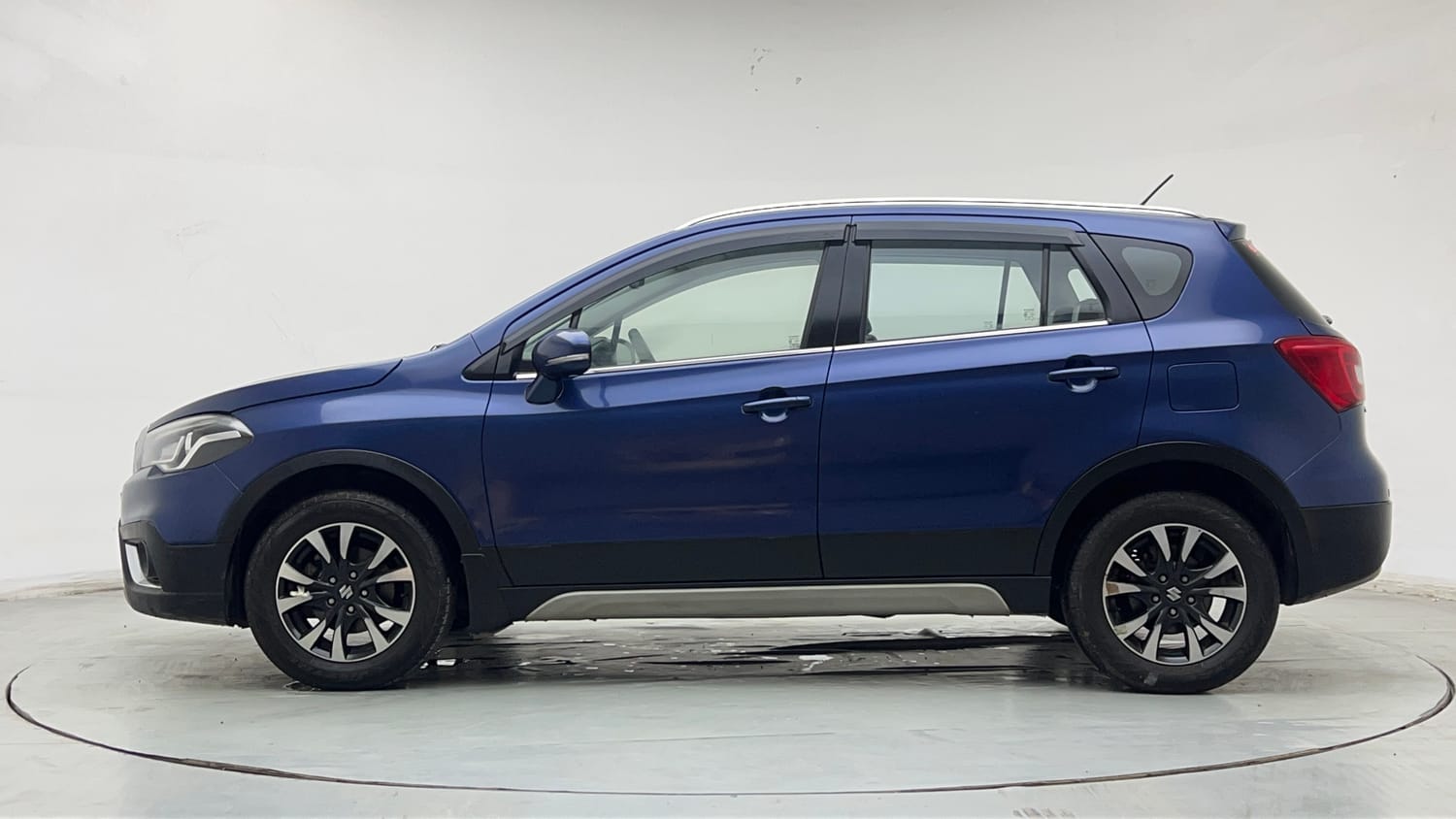 Used 2021 Maruti Suzuki S-Cross Alpha AT Petrol Automatic exterior LEFT SIDE VIEW