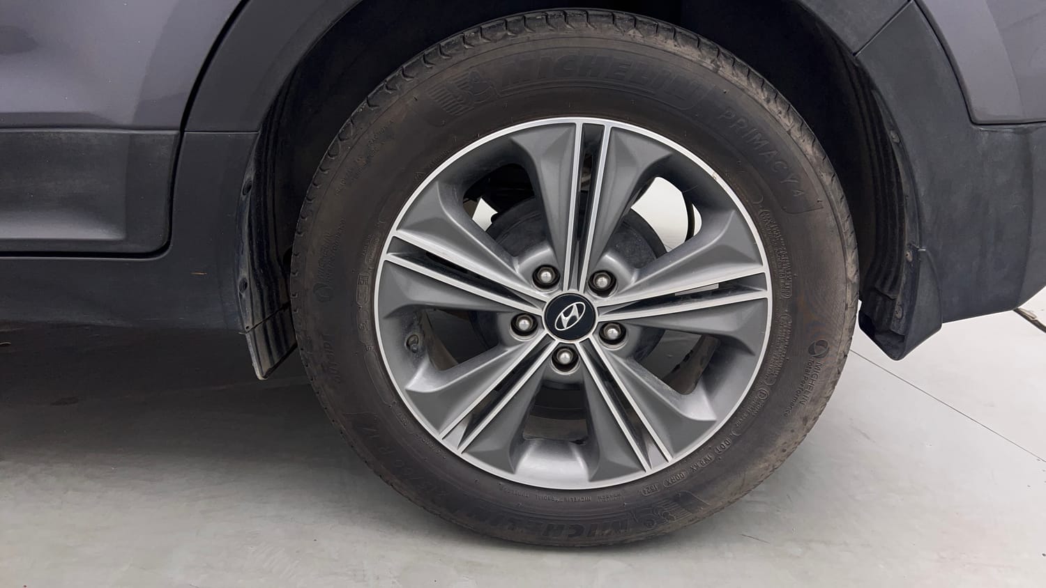 Used 2018 Hyundai Creta SX Plus 1.6 AT Petrol Petrol Automatic tyres LEFT REAR TYRE RIM VIEW