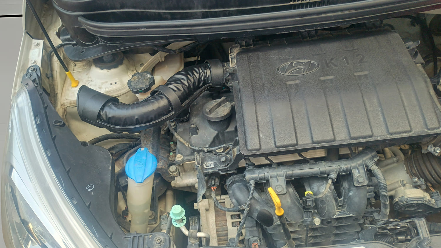Used 2016 Hyundai Grand i10 Sportz 1.2 Kappa VTVT Petrol Manual engine ENGINE RIGHT SIDE VIEW