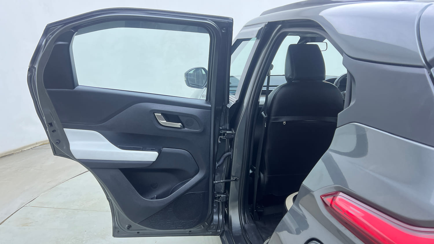 Used 2022 Tata Punch Creative AMT Petrol Automatic interior LEFT REAR DOOR OPEN VIEW