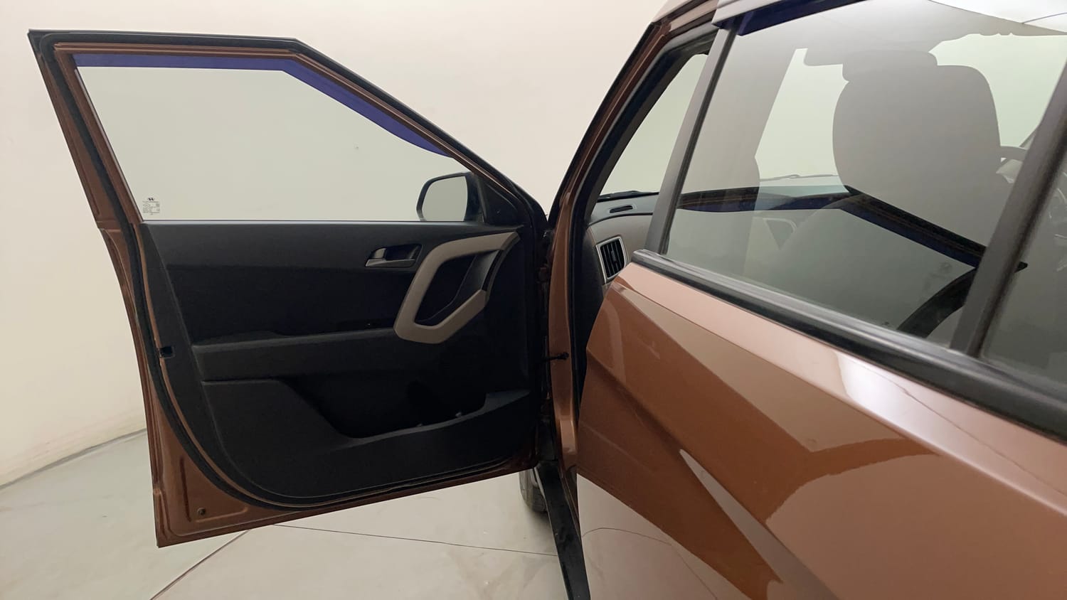 Used 2017 Hyundai Creta 1.6 SX Plus AT Petrol Petrol Automatic interior LEFT FRONT DOOR OPEN VIEW