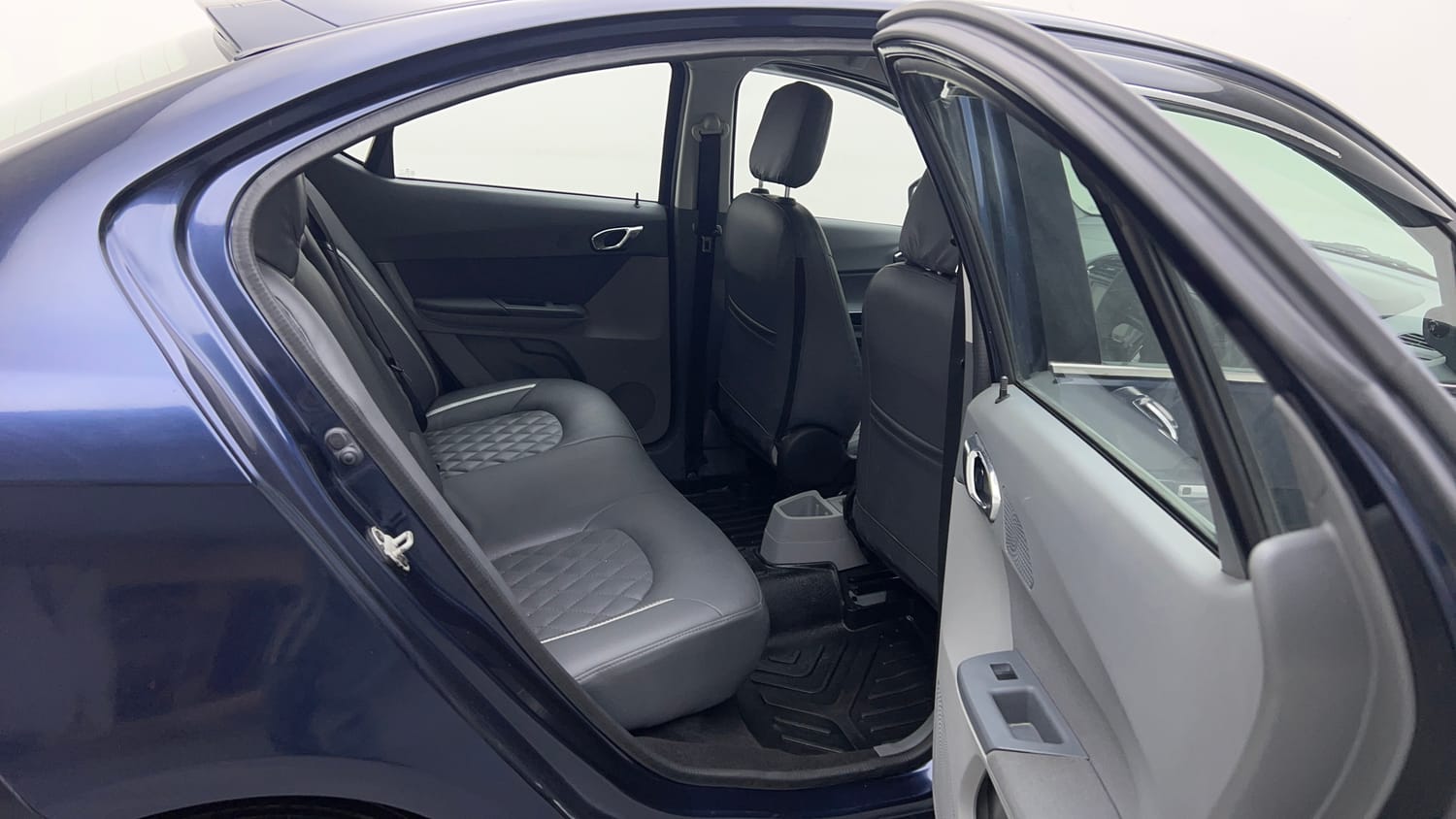 Used 2021 Tata Tigor XZ Plus Petrol Manual interior RIGHT SIDE REAR DOOR CABIN VIEW