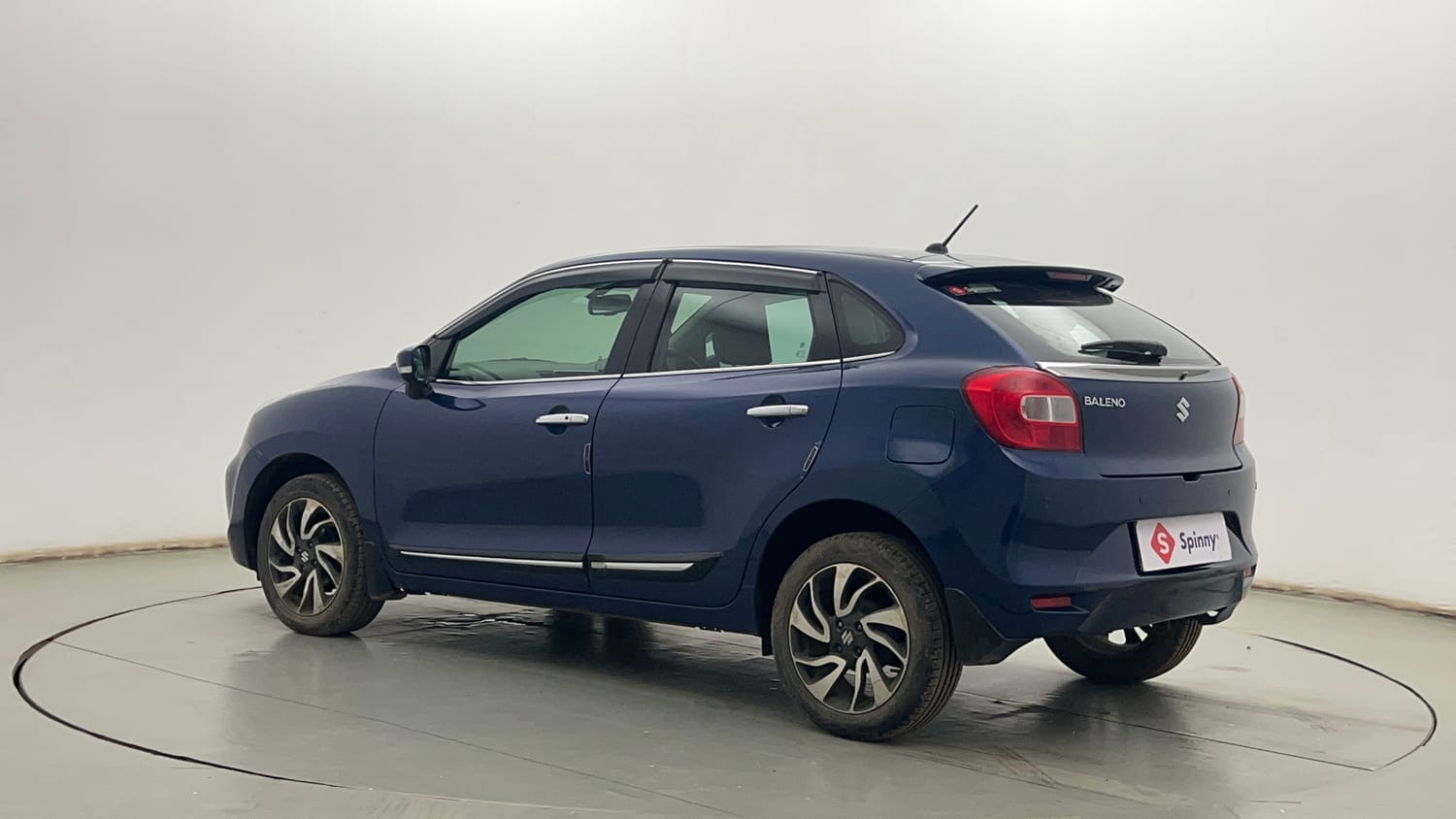 Used 2021 Maruti Suzuki Baleno Alpha Petrol Manual exterior LEFT REAR CORNER VIEW
