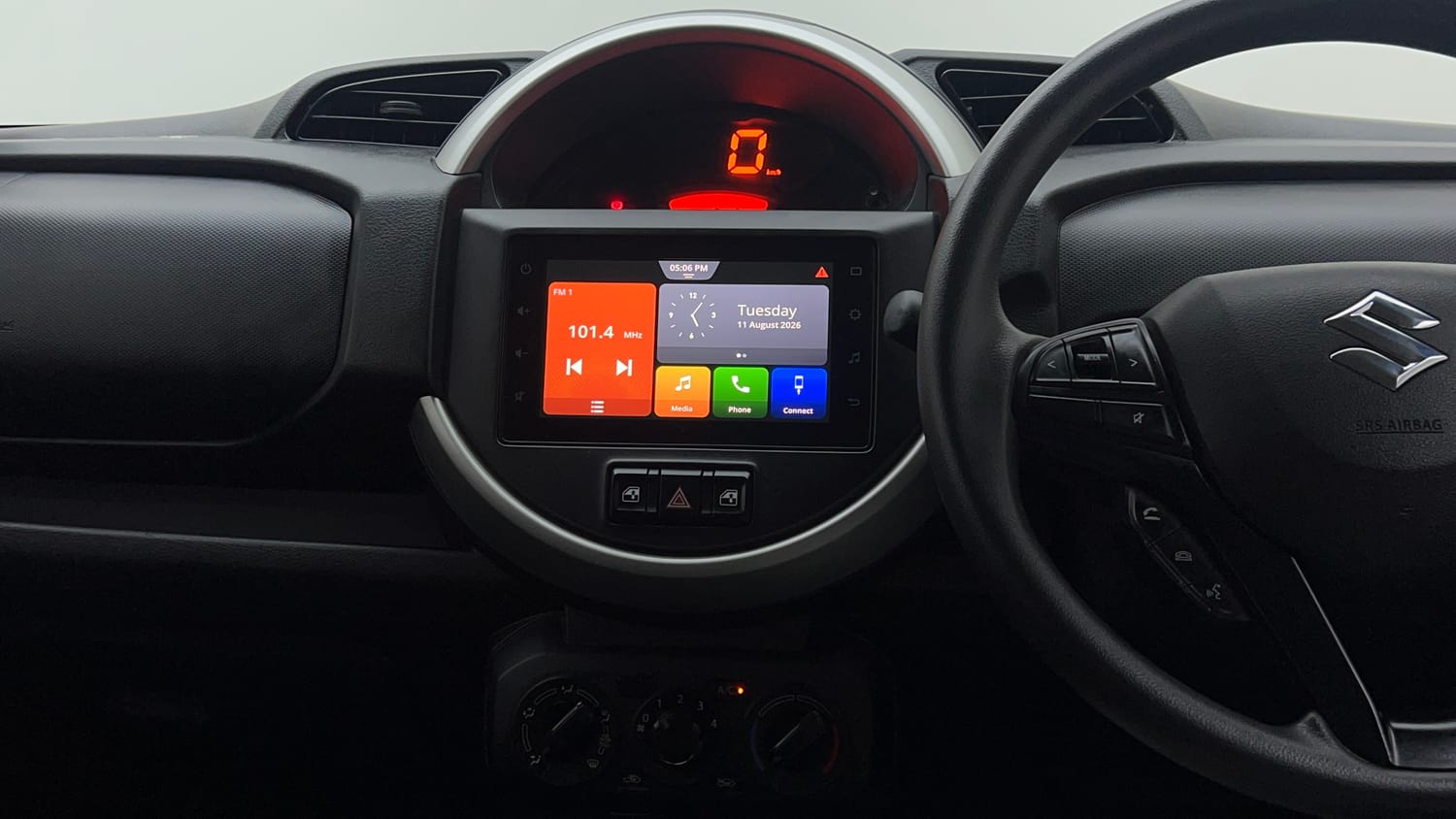 Used 2022 Maruti Suzuki S-Presso Vxi Plus Petrol Manual interior MUSIC SYSTEM & AC CONTROL VIEW