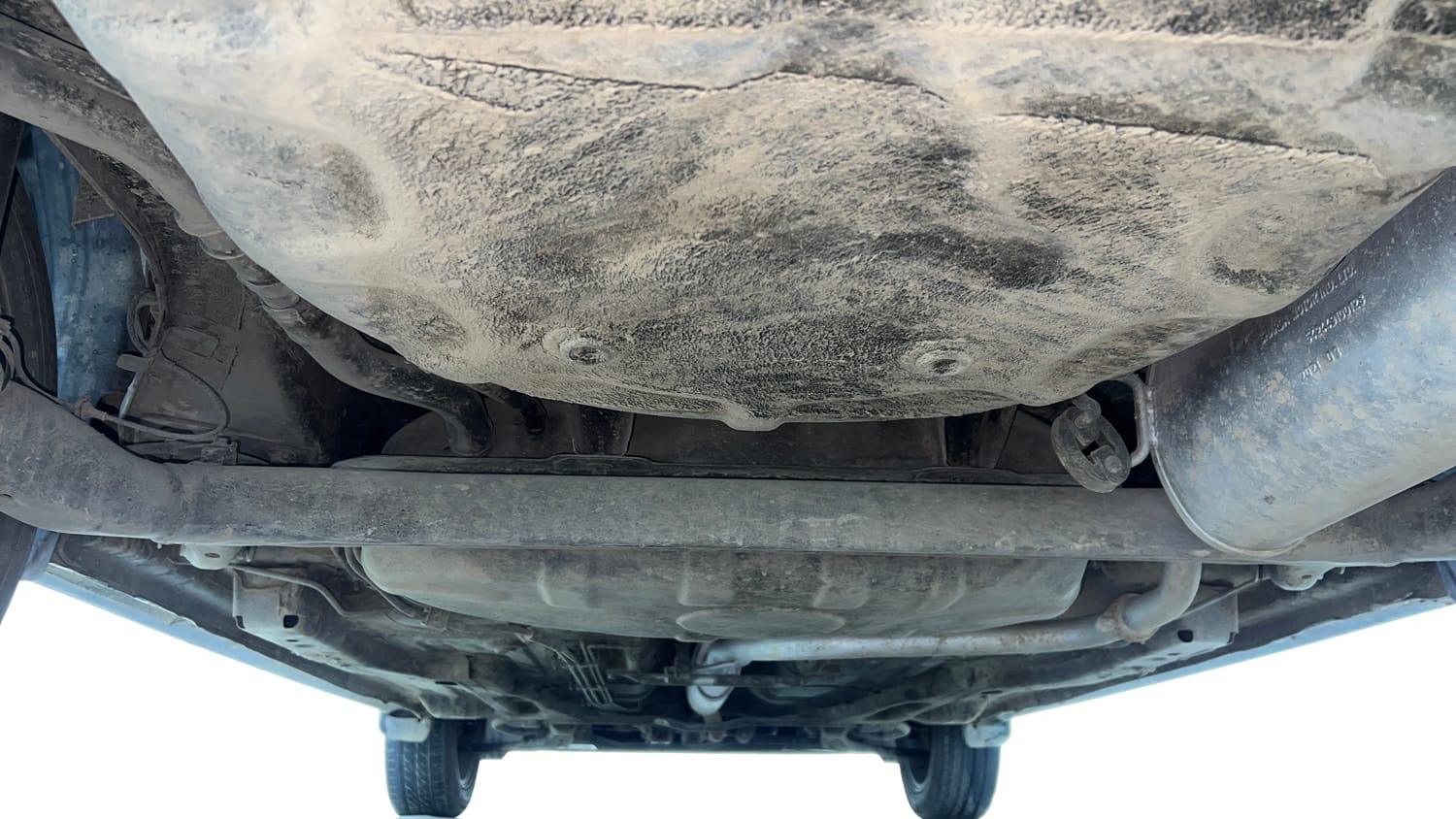 Used 2021 Tata Tigor XZ Plus Petrol Manual extra REAR UNDERBODY VIEW (TAKEN FROM REAR)