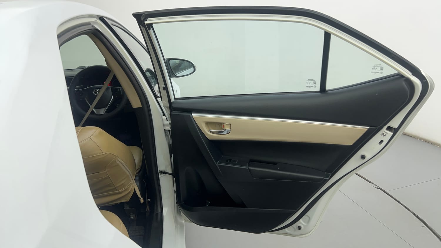 Used 2015 Toyota Corolla Altis VL AT Petrol Petrol Automatic interior RIGHT REAR DOOR OPEN VIEW