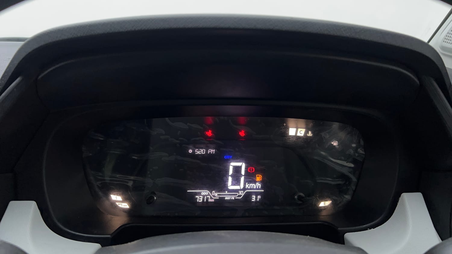 Used 2025 Tata Punch Pure MT Petrol Manual interior CLUSTERMETER VIEW
