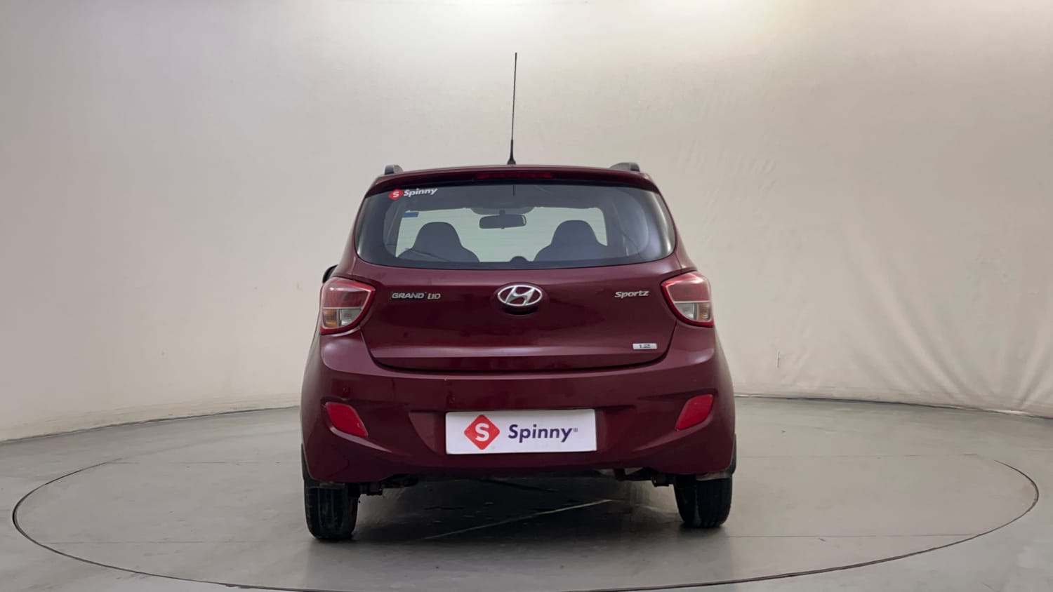 Used 2016 Hyundai Grand i10 Sportz 1.2 Kappa VTVT Petrol Manual exterior BACK VIEW