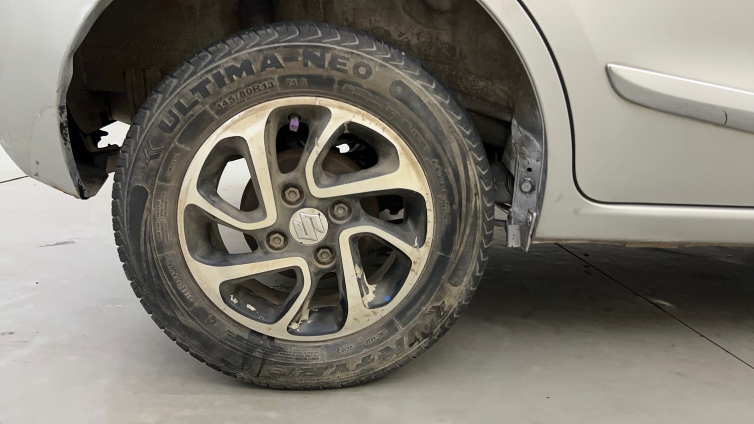 Used 2023 Maruti Suzuki Alto K10 VXi Petrol Manual tyres RIGHT REAR TYRE RIM VIEW