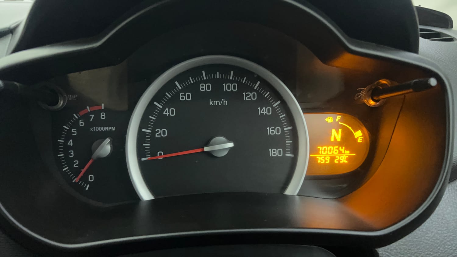 Used 2018 Maruti Suzuki Celerio X Zxi AMT Petrol Automatic interior CLUSTERMETER VIEW