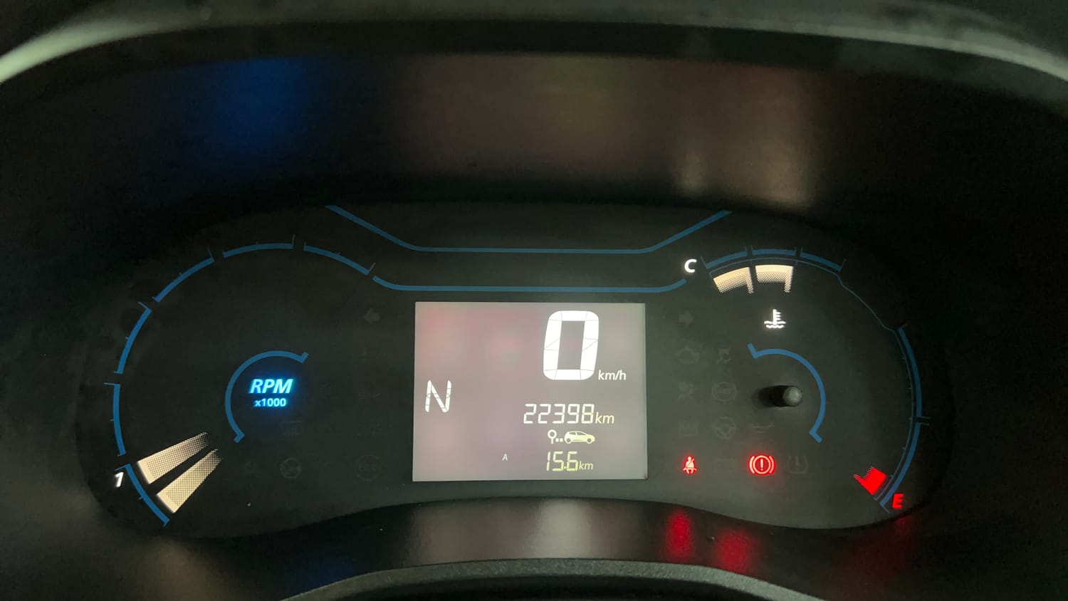 Used 2022 Renault Kwid CLIMBER 1.0 AMT (O) Dual Tone Petrol Automatic interior CLUSTERMETER VIEW