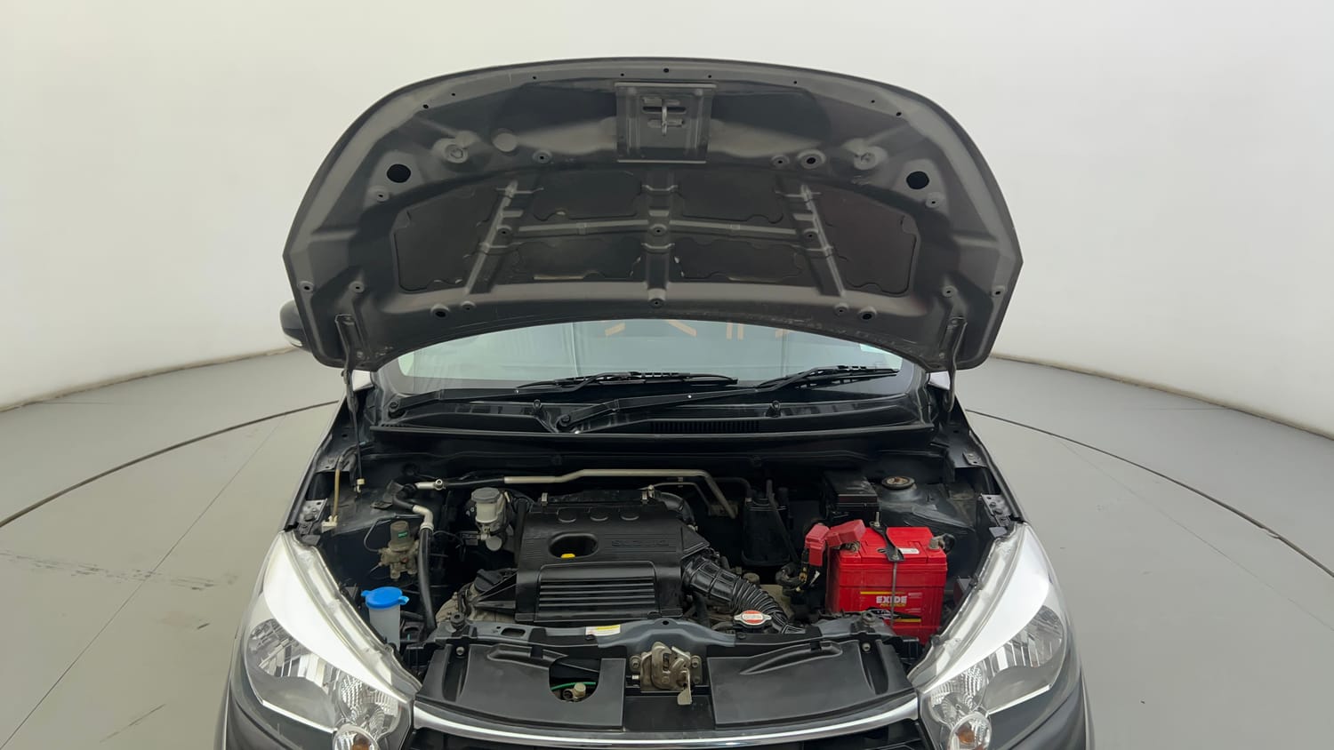 Used 2018 Maruti Suzuki Celerio X Zxi AMT Petrol Automatic engine ENGINE & BONNET OPEN FRONT VIEW