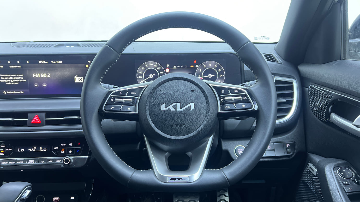 Used 2026 Kia Seltos GTX Plus 1.5 Turbo Petrol DCT Petrol Automatic interior STEERING VIEW