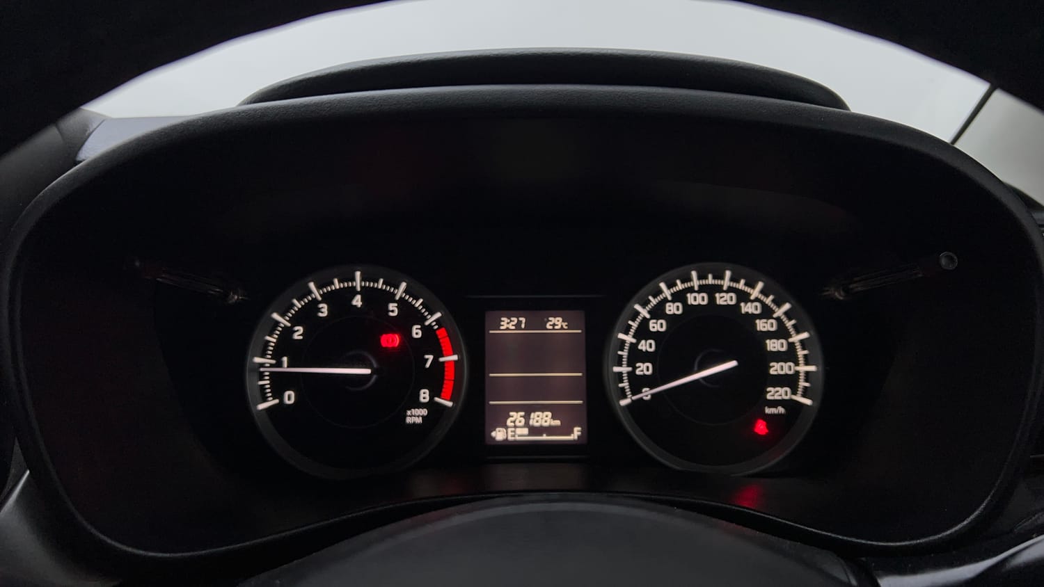 Used 2023 Maruti Suzuki Baleno Sigma MT Petrol Manual interior CLUSTERMETER VIEW