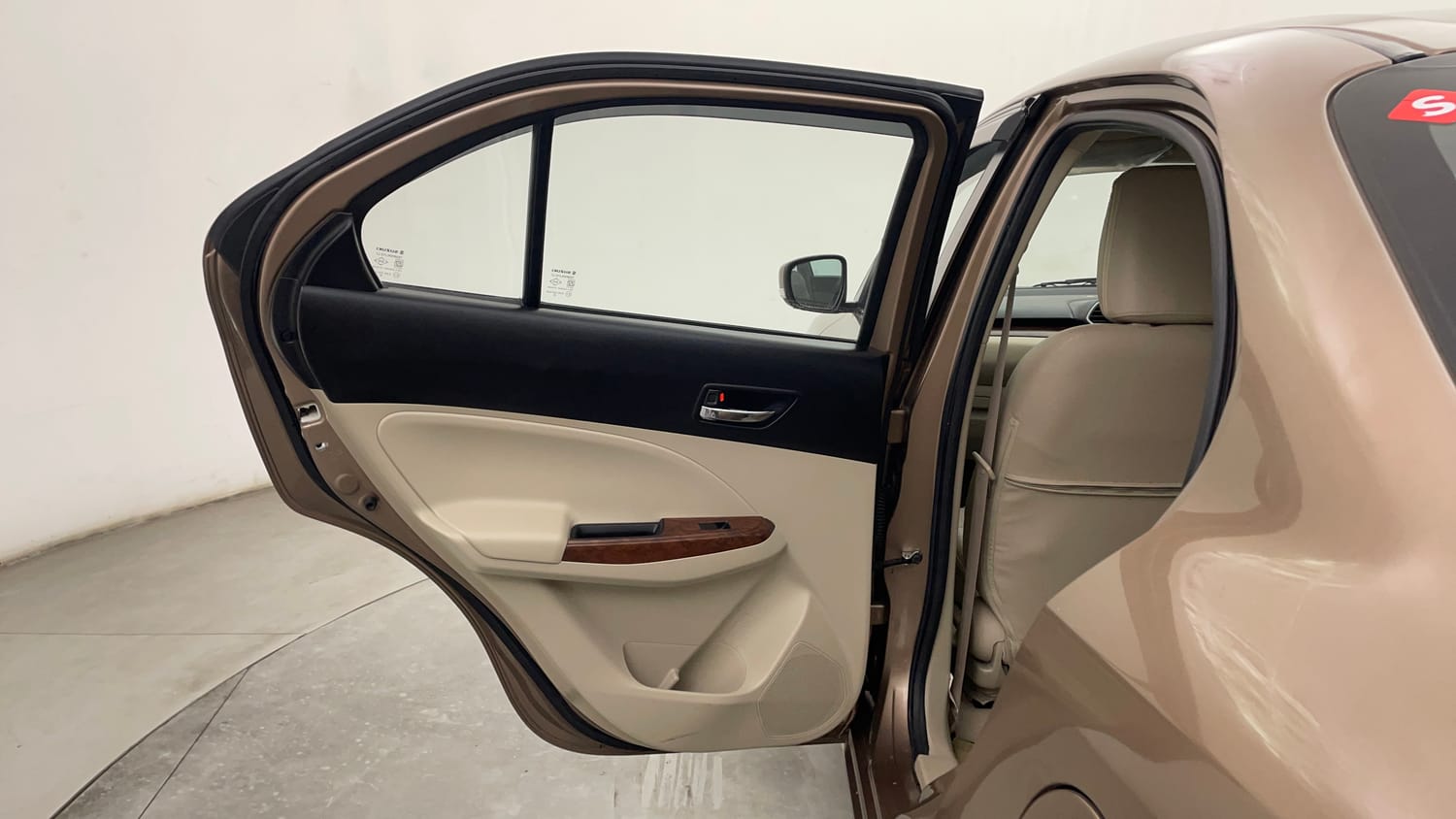 Used 2018 Maruti Suzuki Dzire VXi AMT Petrol Automatic interior LEFT REAR DOOR OPEN VIEW