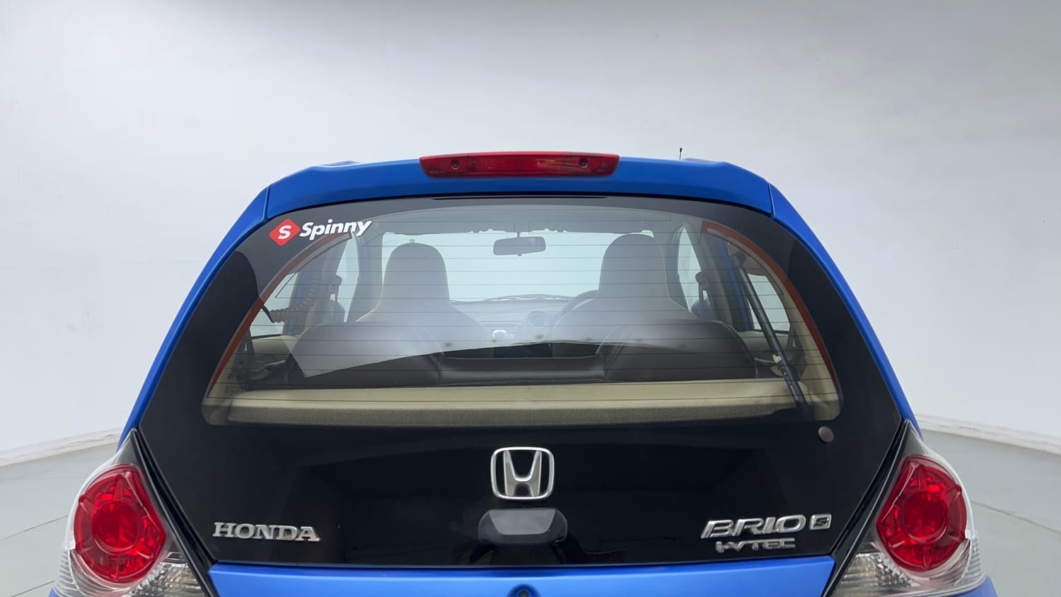 Used 2013 Honda Brio S MT Petrol Manual exterior BACK WINDSHIELD VIEW