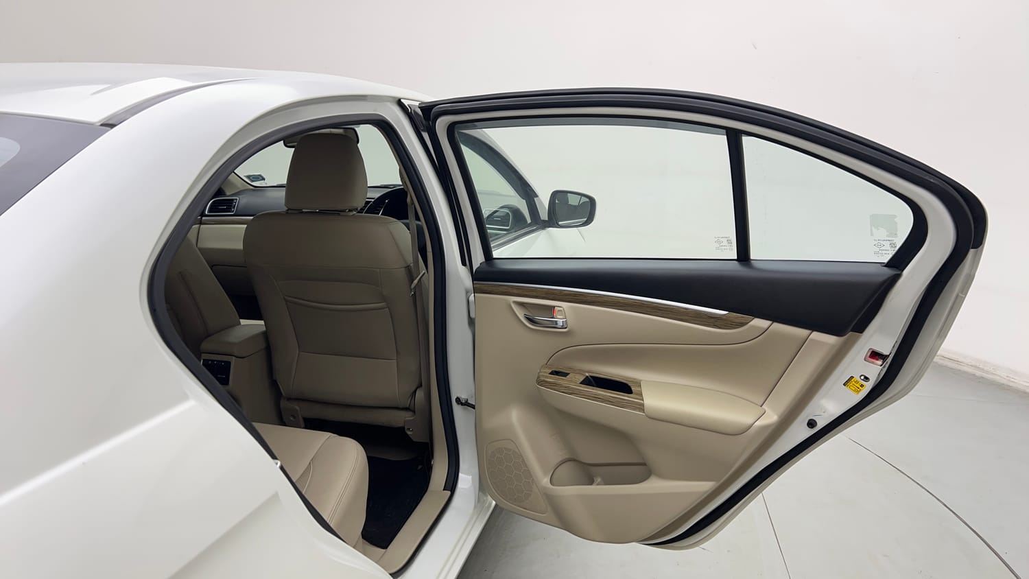 Used 2022 Maruti Suzuki Ciaz Alpha 1.5 AT Petrol Automatic interior RIGHT REAR DOOR OPEN VIEW