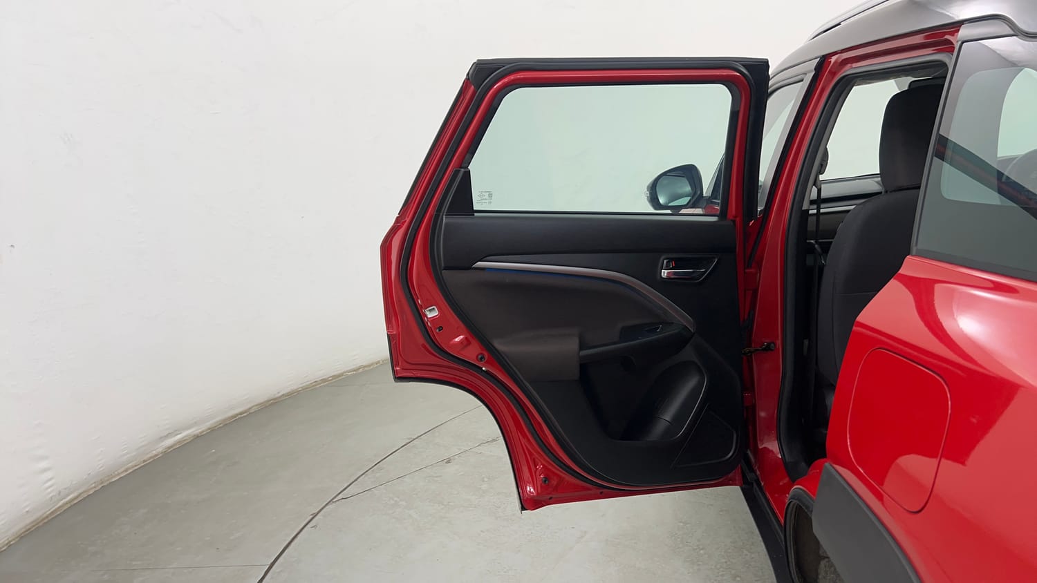 Used 2025 Maruti Suzuki Brezza ZXi Plus AT Petrol Automatic interior LEFT REAR DOOR OPEN VIEW