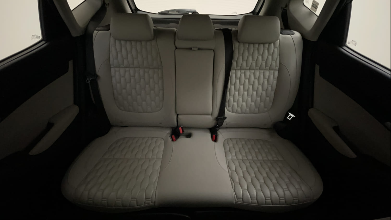 Used 2023 kia Seltos HTX 1.5 Petrol IVT Petrol Automatic interior REAR SEAT CONDITION VIEW
