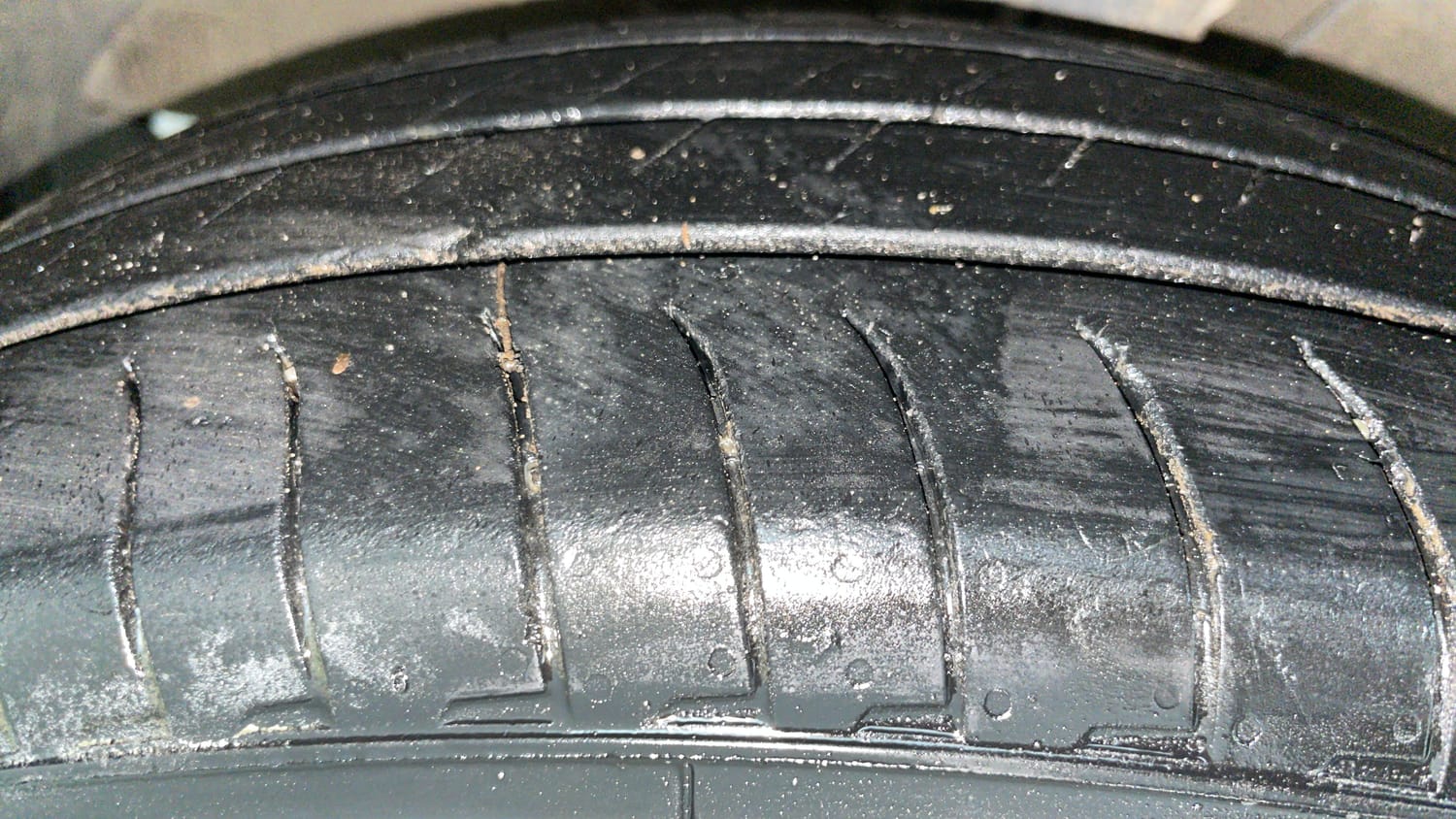 Used 2019 Maruti Suzuki Dzire ZXi AMT Petrol Automatic tyres LEFT FRONT TYRE TREAD VIEW