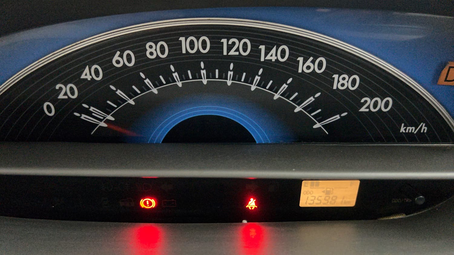 Used 2014 Toyota Etios Liva GD Diesel Manual interior CLUSTERMETER VIEW