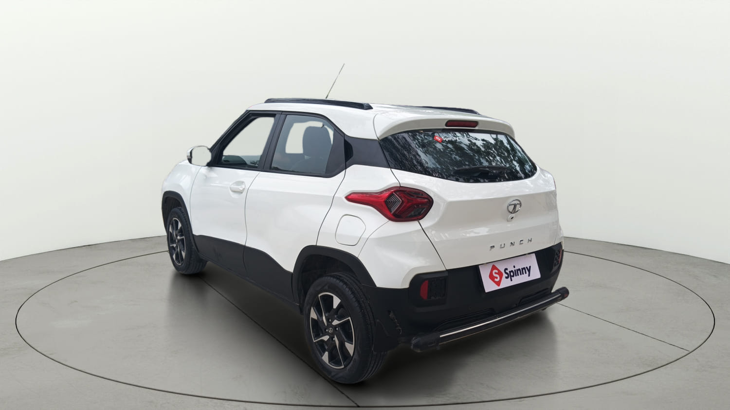 Used 2022 Tata Punch Creative MT Petrol Manual exterior LEFT REAR CORNER VIEW