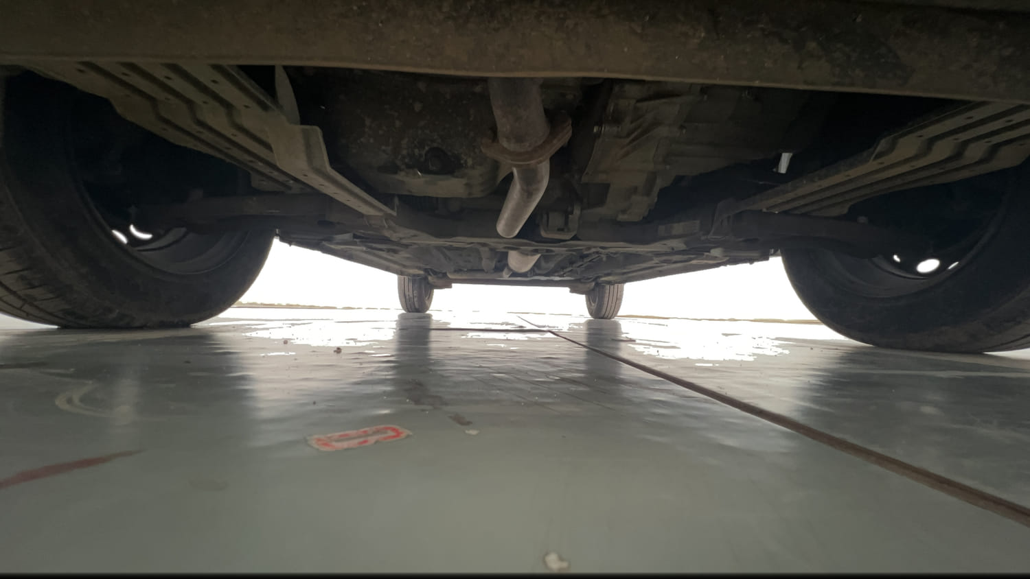 Used 2024 Tata Punch Pure MT Petrol Manual extra FRONT LEFT UNDERBODY VIEW