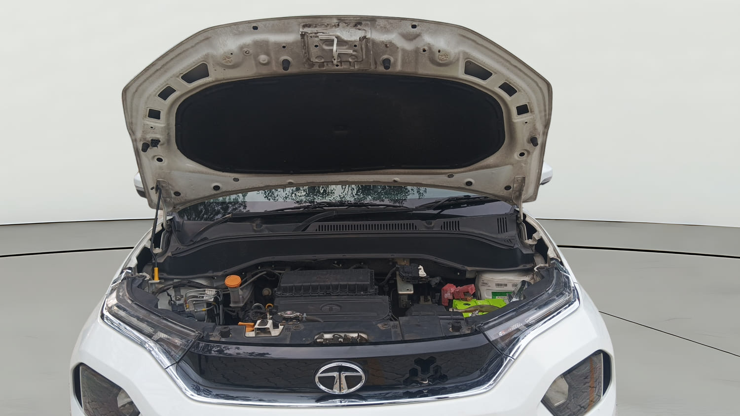 Used 2022 Tata Punch Creative MT Petrol Manual engine ENGINE & BONNET OPEN FRONT VIEW