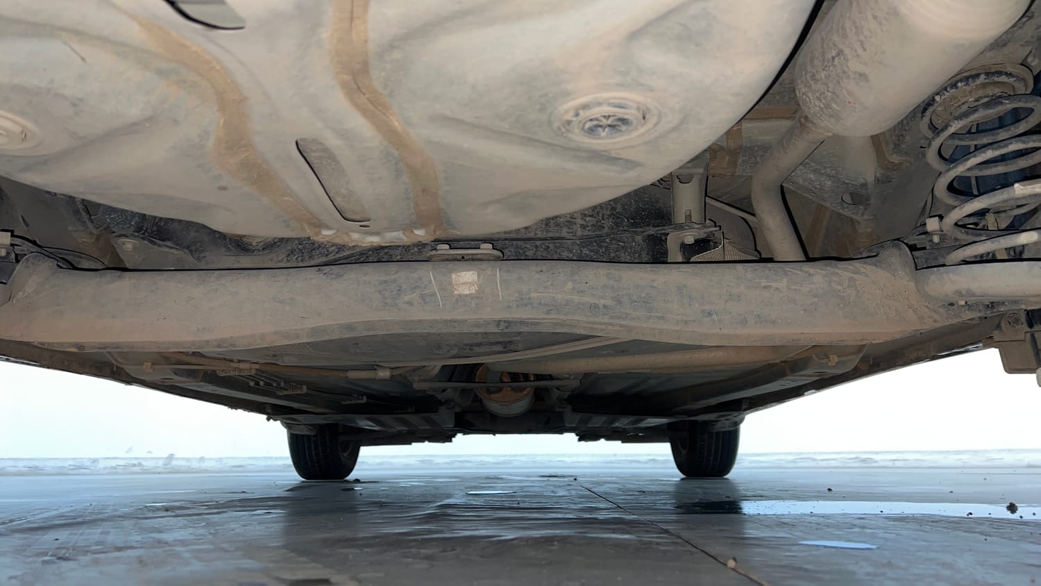 Used 2023 Maruti Suzuki Baleno Sigma MT Petrol Manual extra REAR UNDERBODY VIEW (TAKEN FROM REAR)
