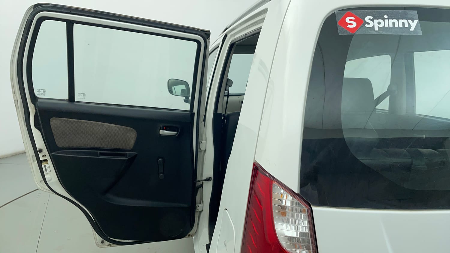 Used 2013 Maruti Suzuki Wagon R LXI Petrol Manual interior LEFT REAR DOOR OPEN VIEW