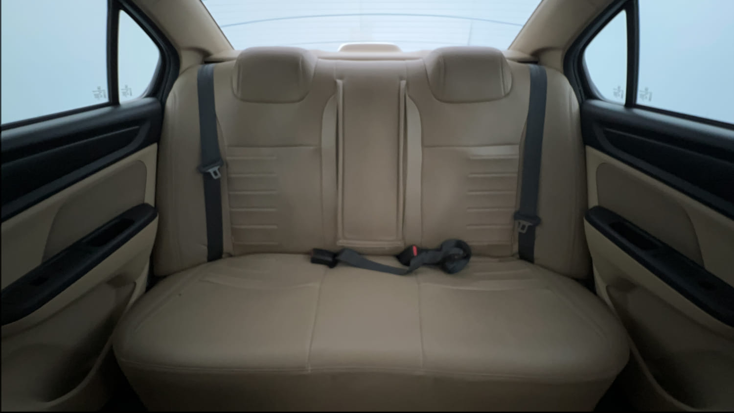 Used 2021 Honda Amaze 1.2 V MT Petrol Petrol Manual interior REAR SEAT CONDITION VIEW