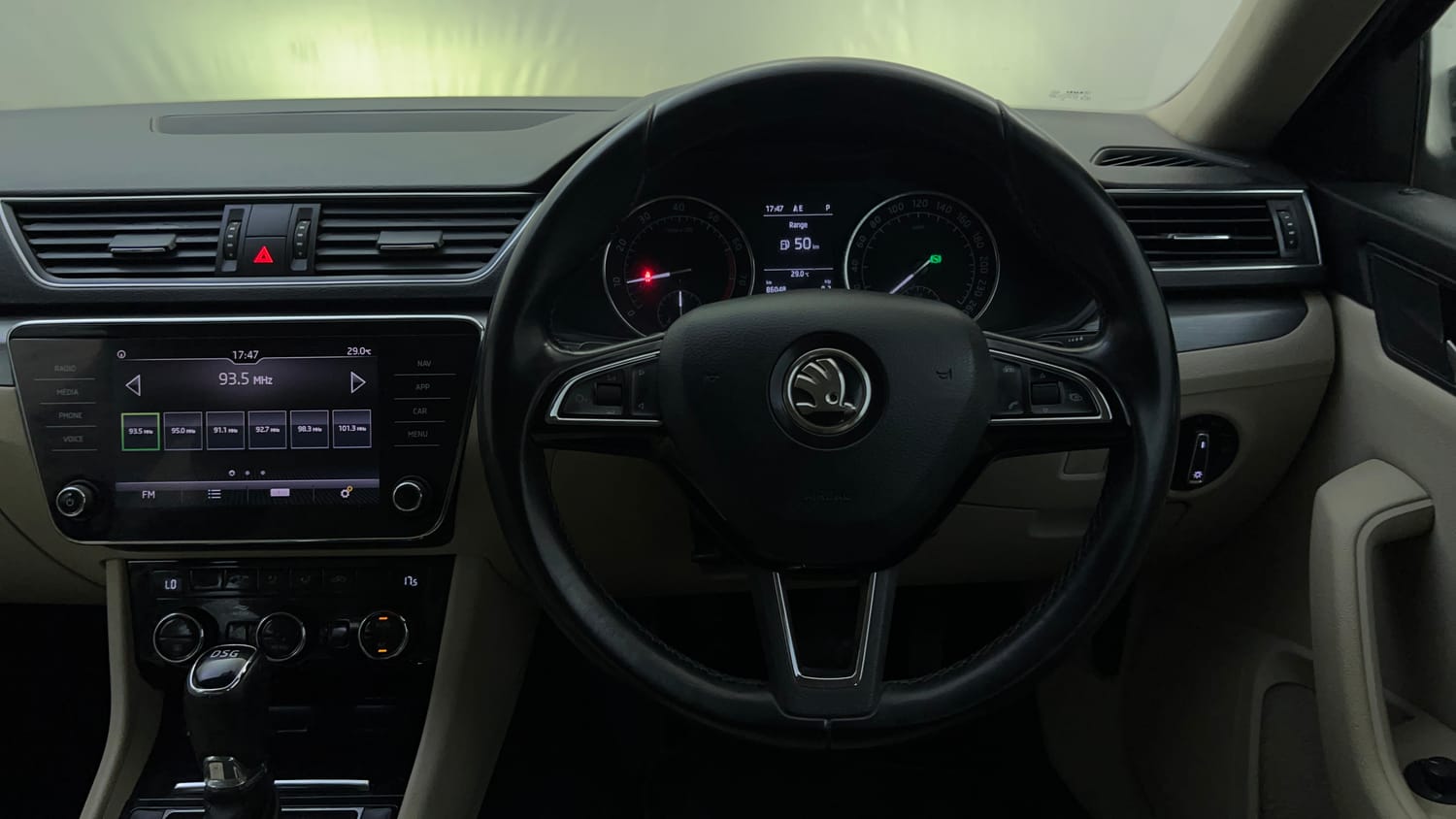 Used 2018 Skoda Superb Style TSI AT Petrol Automatic interior STEERING VIEW