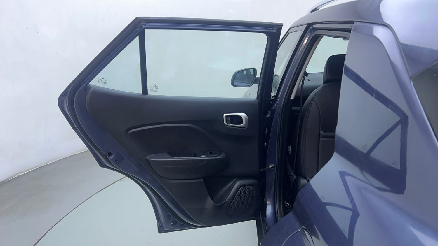 Used 2019 Hyundai Venue S 1.2 Petrol Petrol Manual interior LEFT REAR DOOR OPEN VIEW