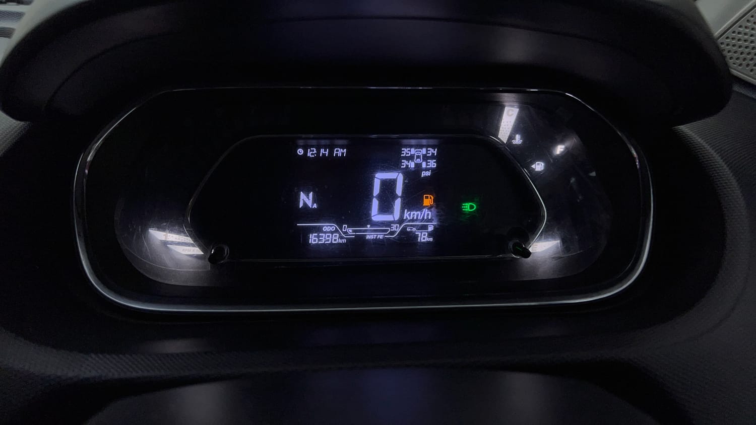 Used 2023 Tata Tiago XZA Plus Petrol Automatic interior CLUSTERMETER VIEW