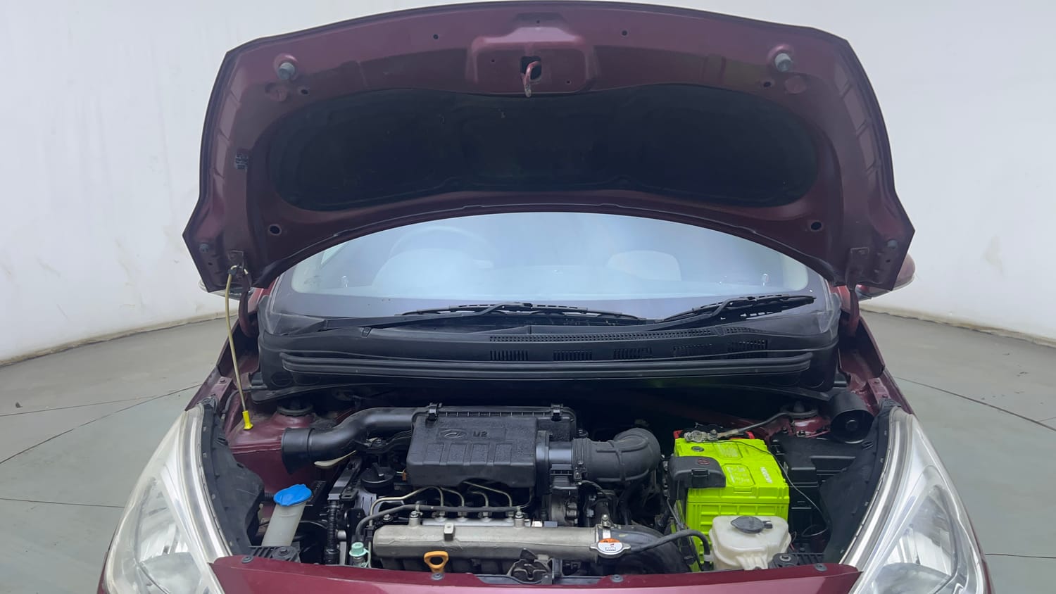 Used 2017 Hyundai Grand i10 Asta 1.1 CRDi Diesel Manual engine ENGINE & BONNET OPEN FRONT VIEW
