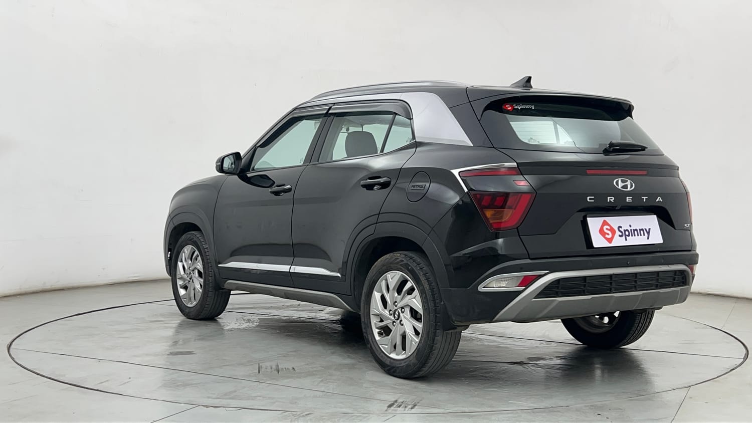 Used 2022 Hyundai Creta SX 1.5 Petrol Executive Petrol Manual exterior LEFT REAR CORNER VIEW