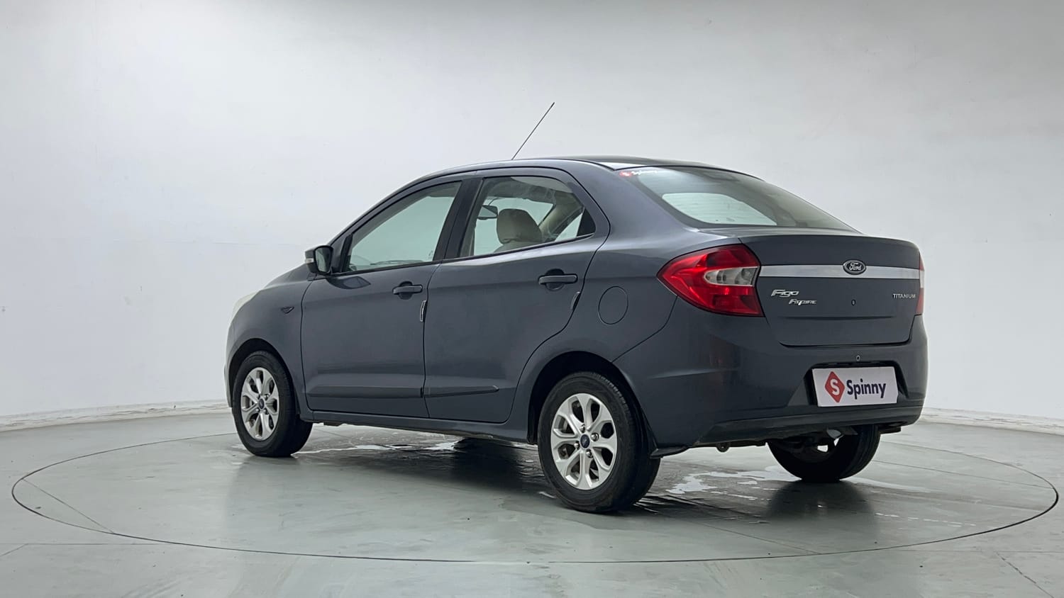Used 2018 Ford Figo Aspire Titanium 1.2 Ti-VCT Petrol Manual exterior LEFT REAR CORNER VIEW