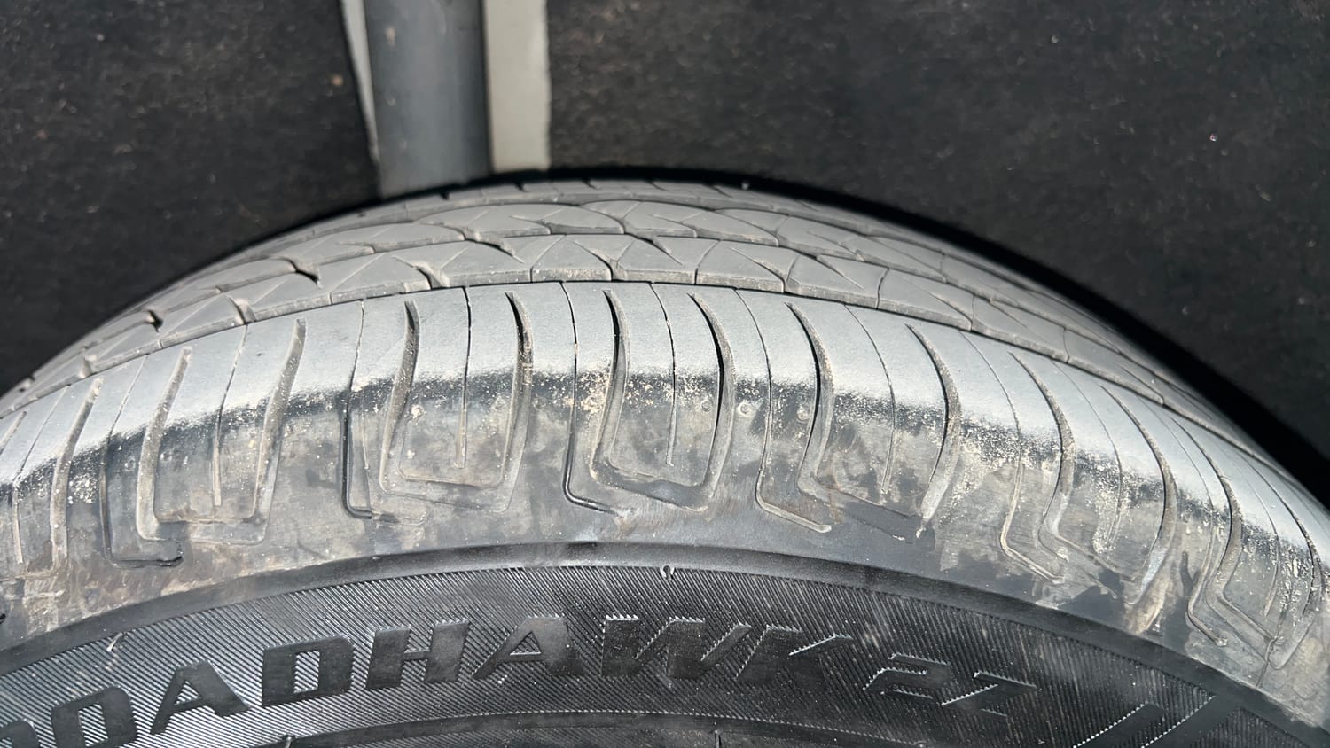 Used 2017 Ford EcoSport Trend 1.5L TDCi Diesel Manual tyres RIGHT REAR TYRE TREAD VIEW