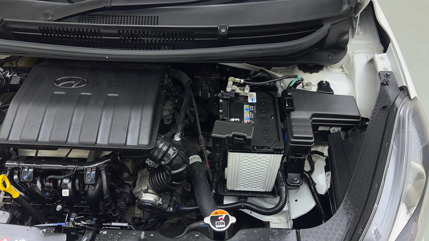 Used 2026 Hyundai Grand i10 Nios Magna 1.2 Kappa Petrol Manual engine ENGINE LEFT SIDE VIEW
