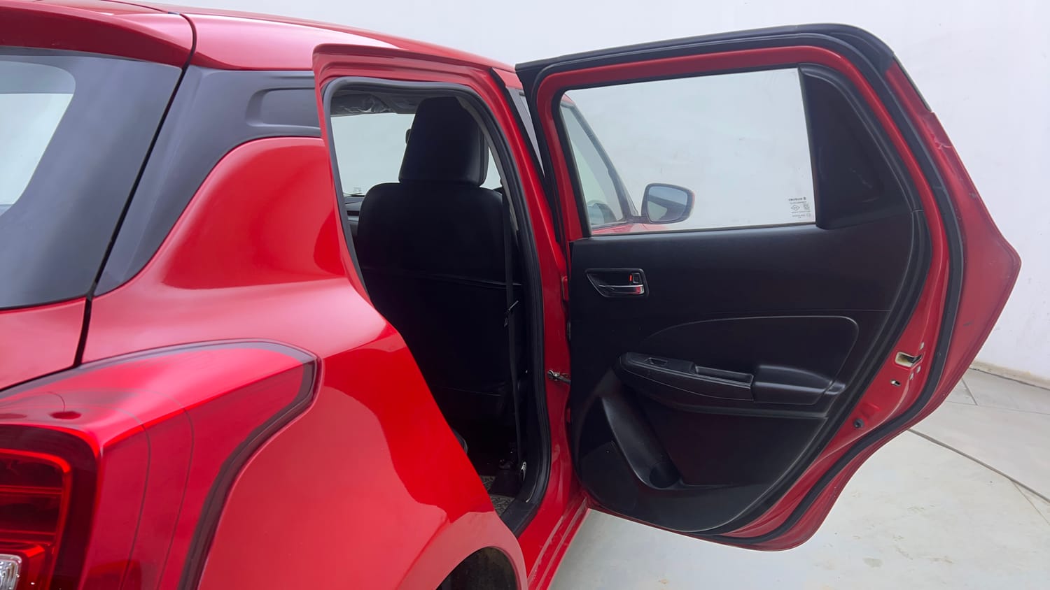 Used 2019 Maruti Suzuki Swift VDi Diesel Manual interior RIGHT REAR DOOR OPEN VIEW